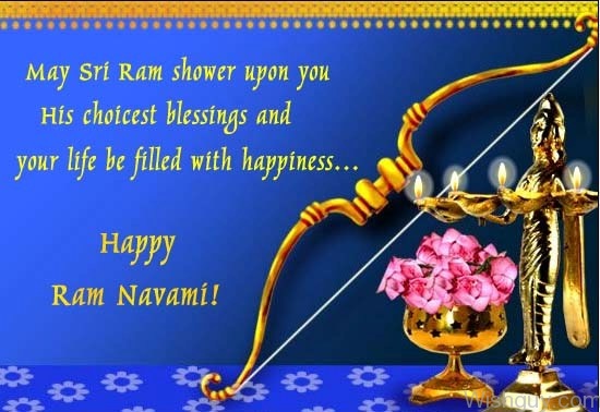 May Your Life Be Filled With Happiness On Ram Navami-wg118