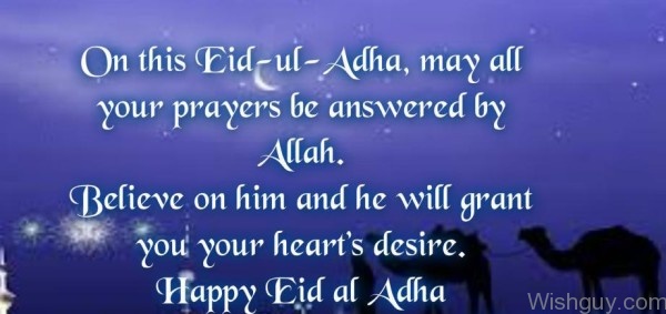 May Your Prayers Be Answered On This Eid Ul Adha-Md019