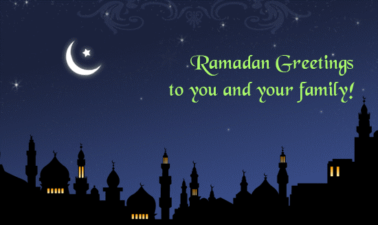 Ramadan Greetings To you And Your Family-wr320