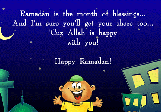 Ramadan Is The Month Of Blessings - Happy Ramadan-wr321