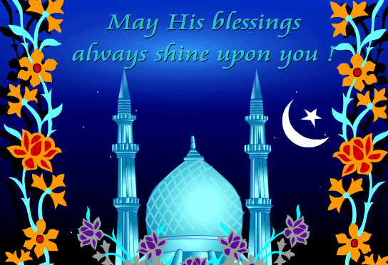 Ramadan Mubarak - May His Blessings Always Shine Upon You-wr331