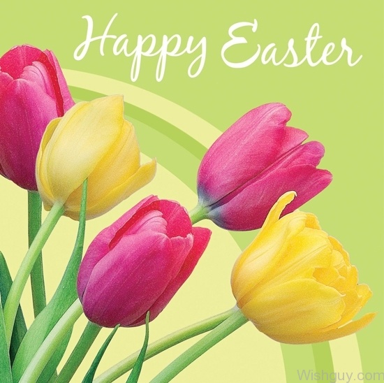 Sending You Fresh Flowers On Easter-es155