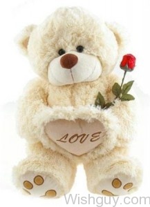 Sending You Love And Teddy To  A Friend-me128