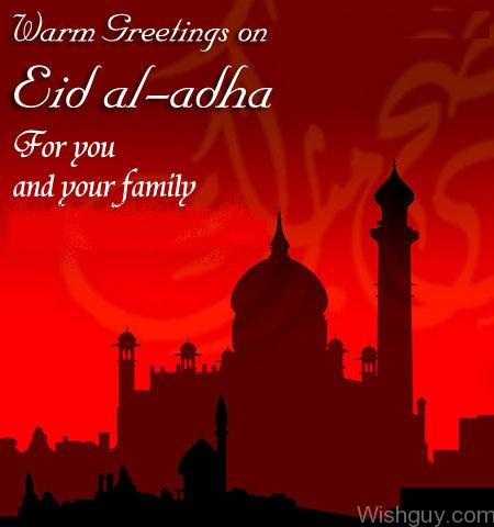 Warm Greetings On Eid Ul Adha-Md021