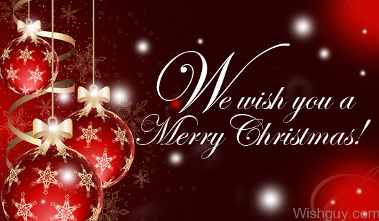 We Wish You A Merry Christmas !-wm126