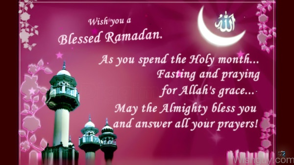 Wish You A Blessed Ramadan Kareem-wr344