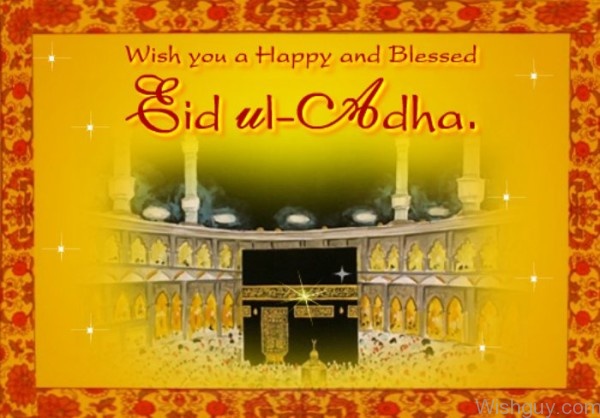 Wish You A Happy And Blessed Eid Ul Adha-Md023