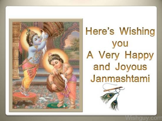 Wishing You A Very Happy And Joyous Janmashtami-gt228