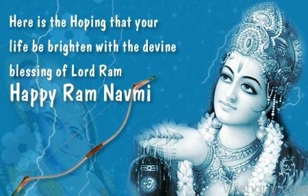 With The Blessing Of Lord Ram - Happy Ram Navami-wg135