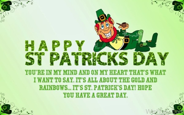 Happy St Patrick's Day - Hope You have A Great Day-wq17