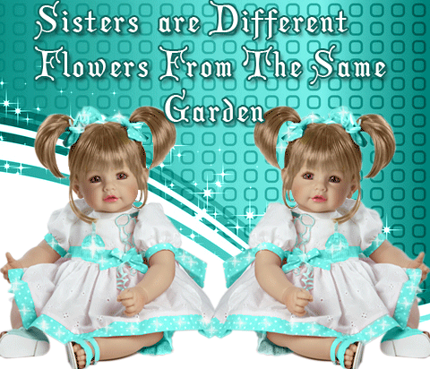 Sisters Are Different Flowers From The Same Garden-wi213