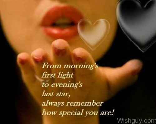 Good Morning - How Special You Are -A6
