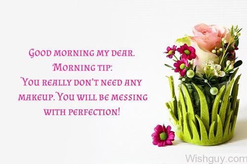 Good morning My Dear - Morning Tip -A12