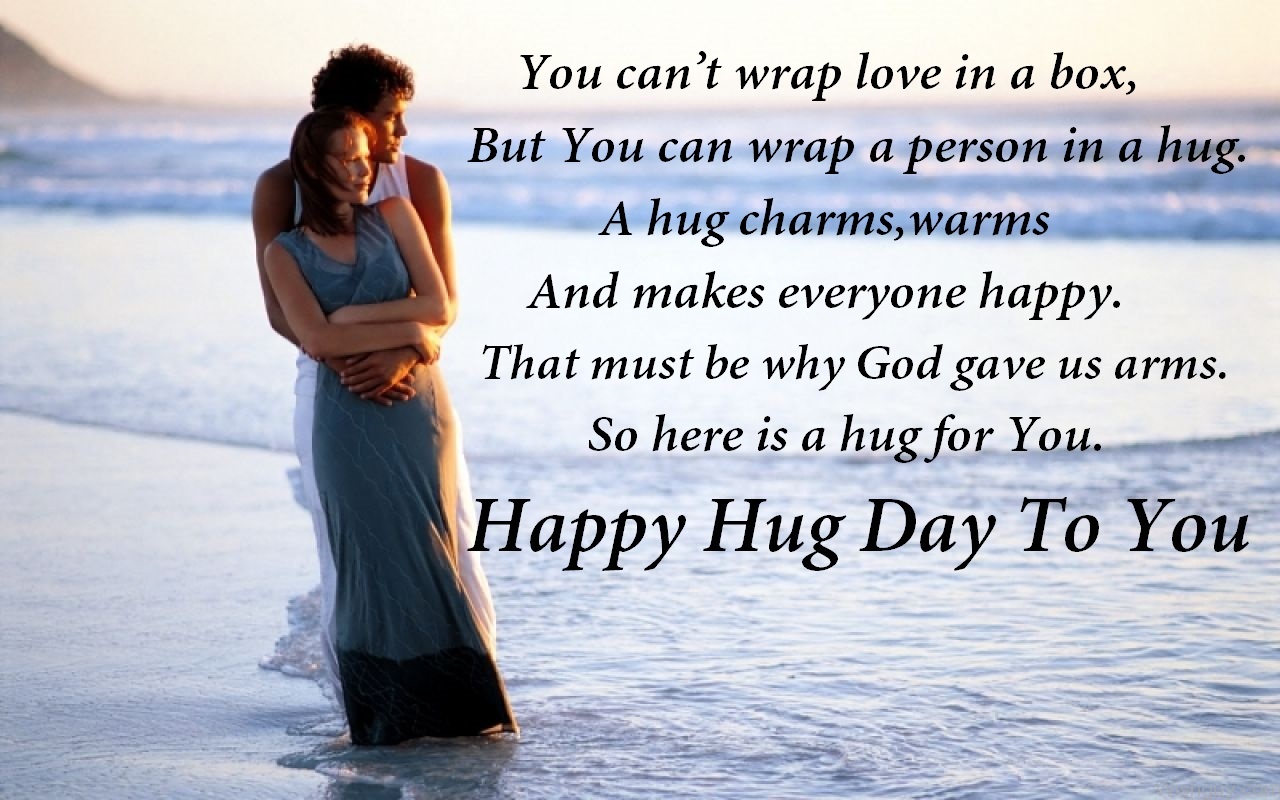 Happy Hug Day To You - Wishes, Greetings, Pictures – Wish Guy