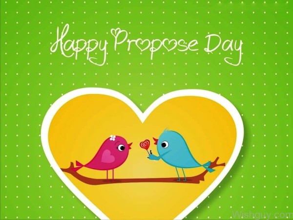Happy Propose Day Love Birds Image-pol6