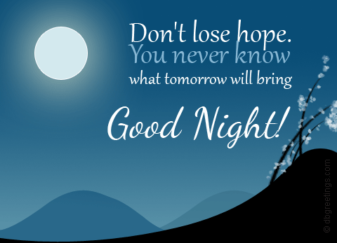 Inspirational Good Night Wish -B1