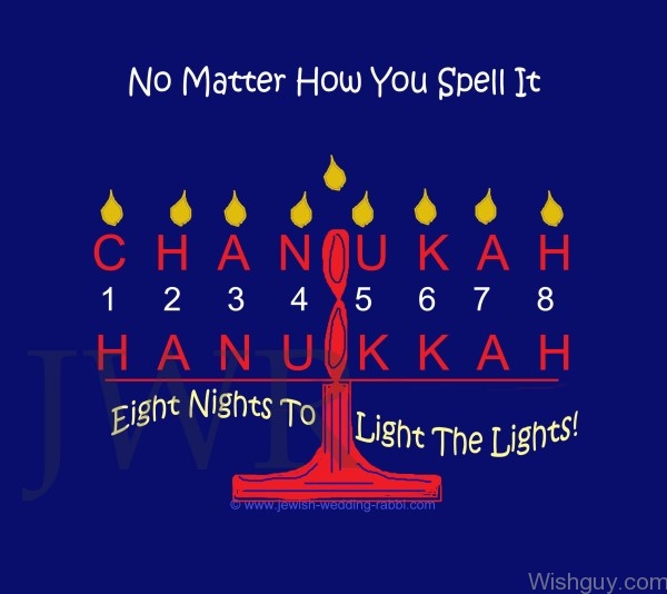 No matter How You Spell It - Hanukkah -af3
