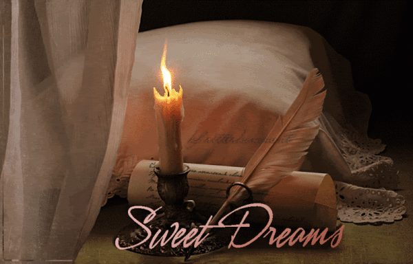Sweet Dreams - Candle Glittering Pic -B1
