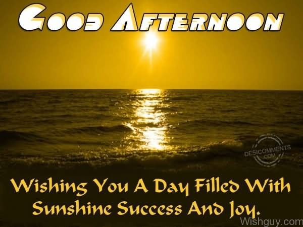 Wishing You A Day Filled With Sunshine -Good Afternoon -M22