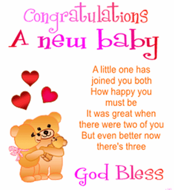 Congratulations  - A New Born Baby -mn36