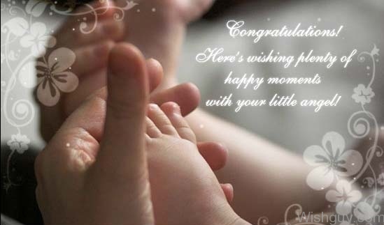 Congratulations  Here's Wishing Plenty Of Happy Moments -mn36