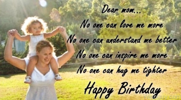 Dear Mom - Happy Birthday -mn7