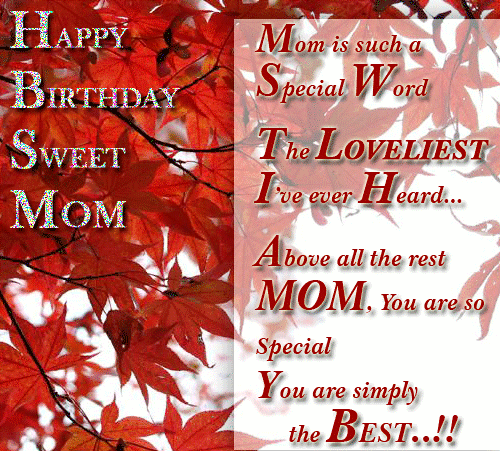 Happy Birthday Sweet Mom -mn7