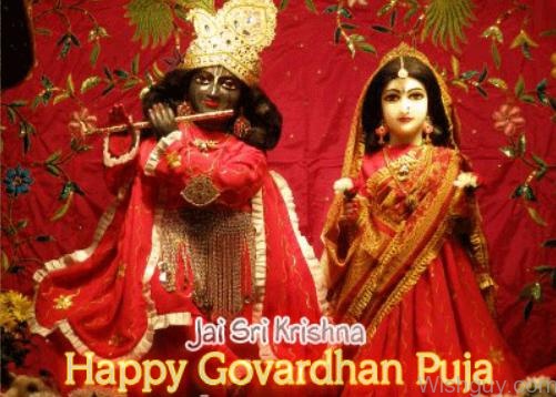 Jai Shri Krishna - Happy Govardhan Puja