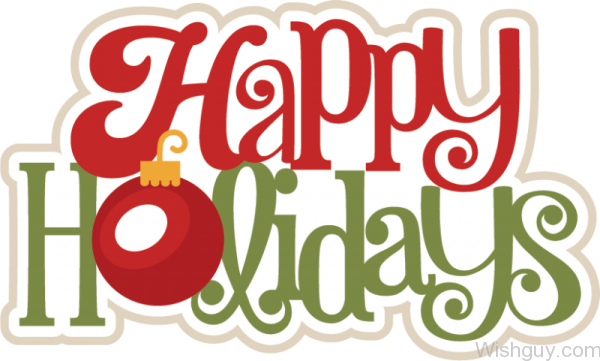 Large Happy Holidays Graphics