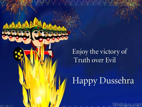 Truth Over Evil - Happy Dussehra -nm4
