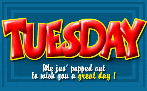 Wish You A Great Tuesday Graphic