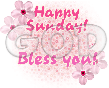 Happy Sunday - Bless You-wg821