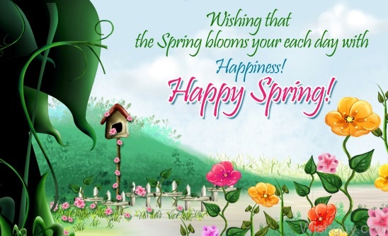 Wishing You A Happiness On Spring-wg6114