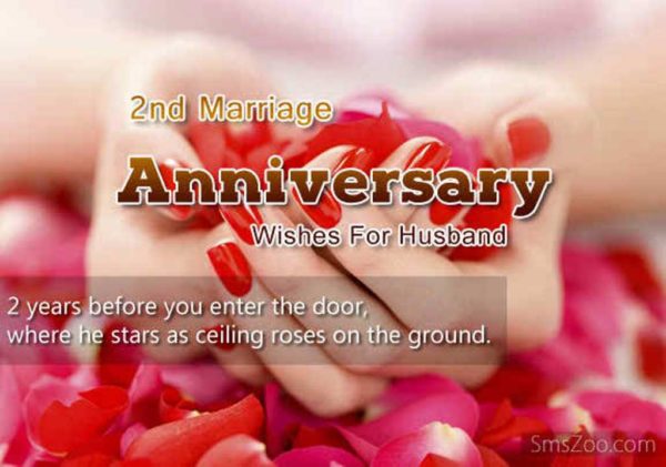 2nd Anniversary Wishes For Husband