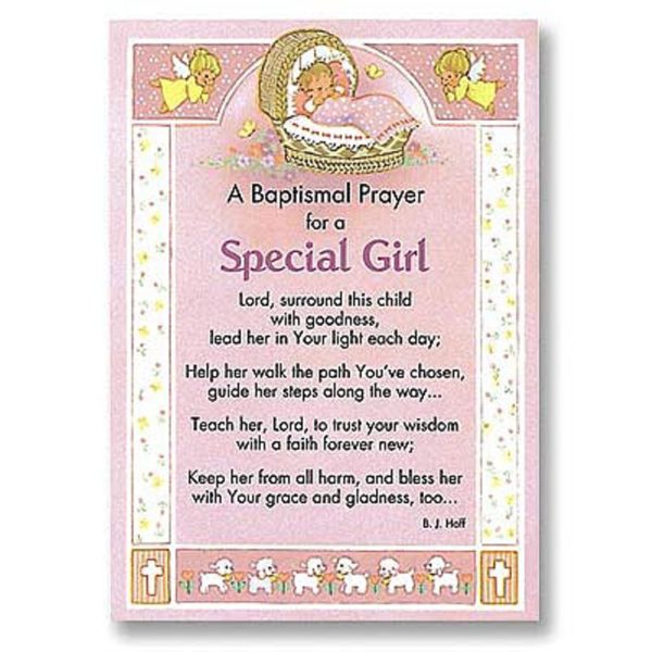 A Baptism Prayer For A Special Gift