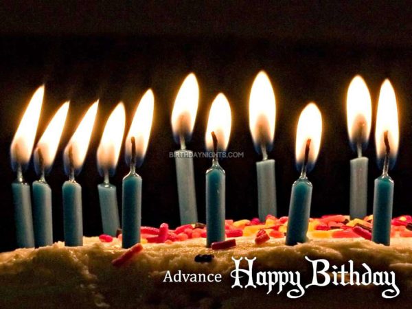 Advance Happy Birthday