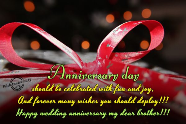 Anniversary Day Should Be Celebrated With Fun And Joy