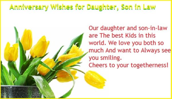 Anniversary Wishes For Daughter