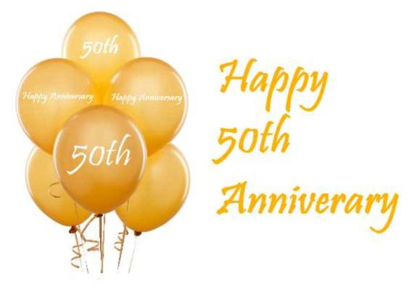 Best Wishes For Fiftieth Anniversary