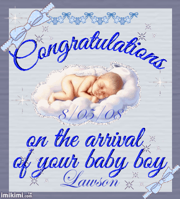 Congratulation On The Arrival Of   Your Baby Boy