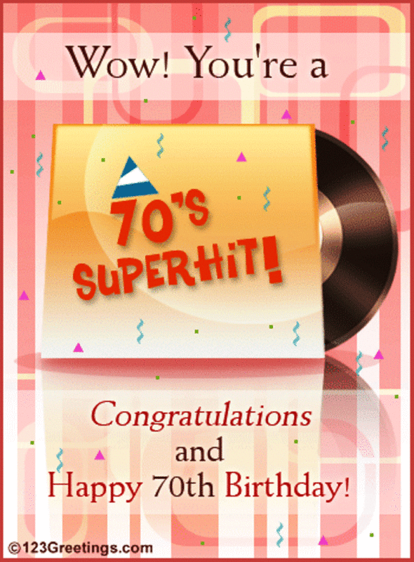 Congratulation And Happy Seventy Birthday