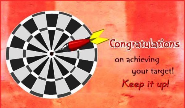 Congratulation On Achieving Your Target