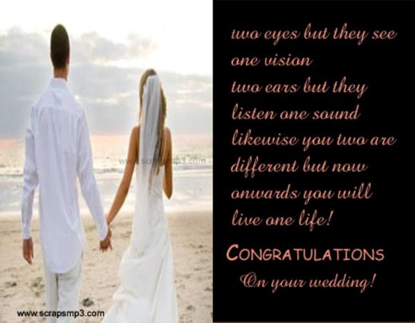 Congratulation On Your Wedding