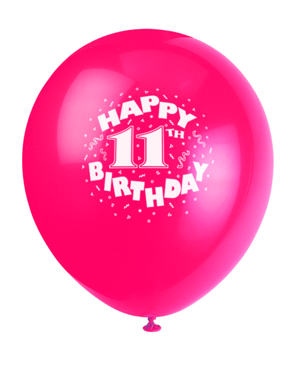 Eleven Birthday Balloon