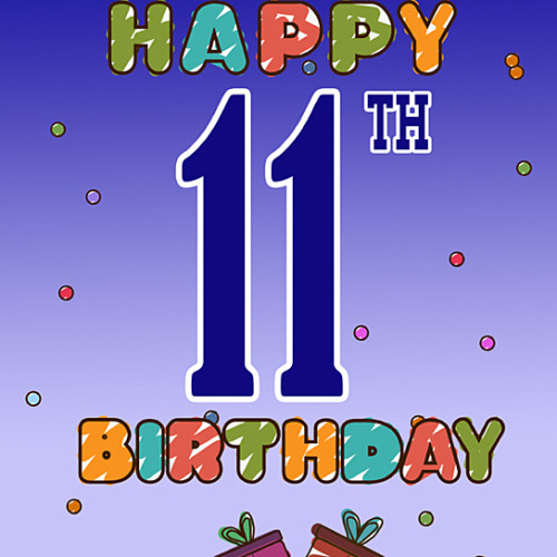 Eleven Happy Birthday