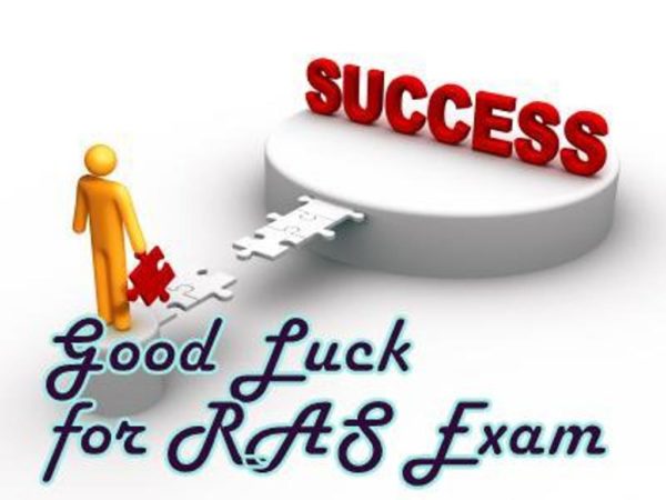 Good Luck For Ras Exam