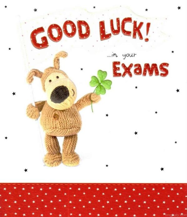 Good Luck On Your Exam - Nice Image