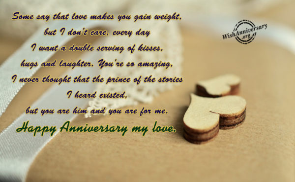 Happy Anniversary My Love