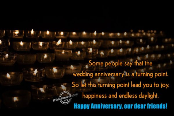 Happy Anniversary Our Dear Friend