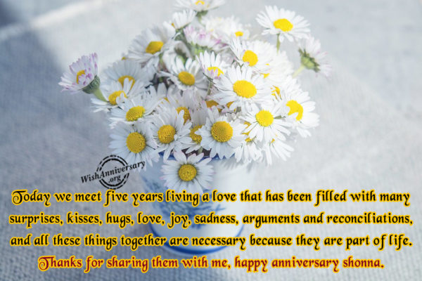 Happy Anniversary Shona